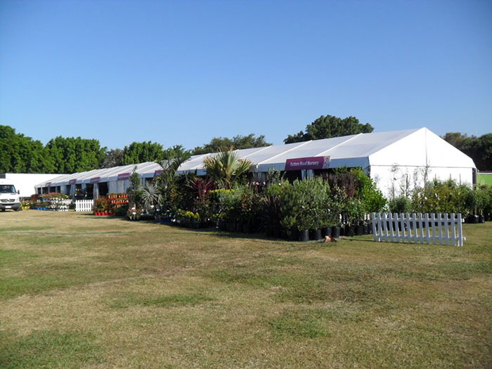 6m Structures for trade and exhibitors at Major Garden Show