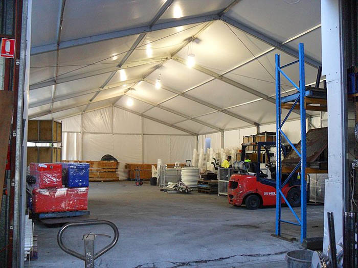 Warehouse 15m Marquee on 4m leg height 2 1