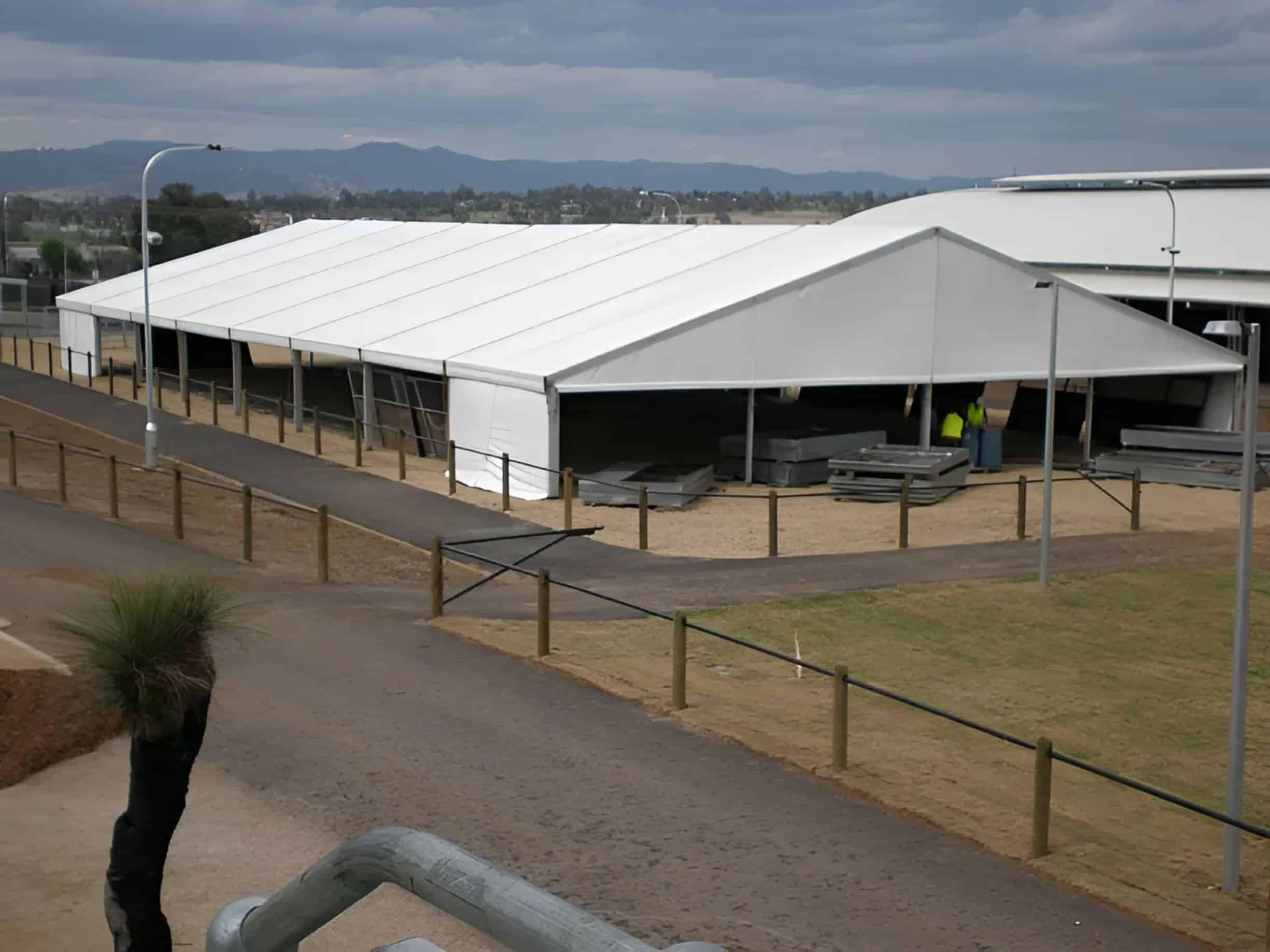 temporary warehouse marquees bg